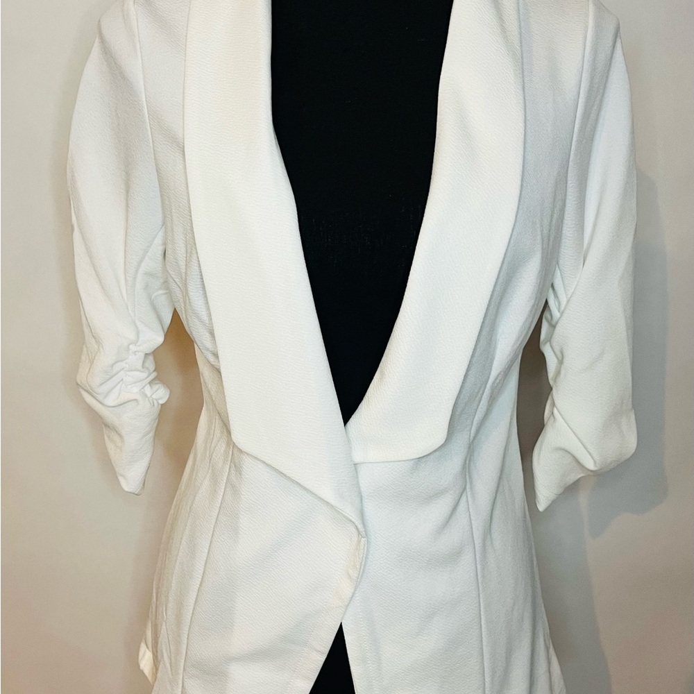 Elegant White Women's Jacket